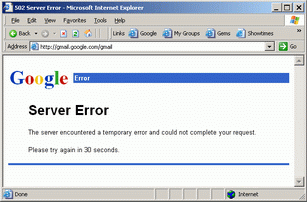 Gmail Down