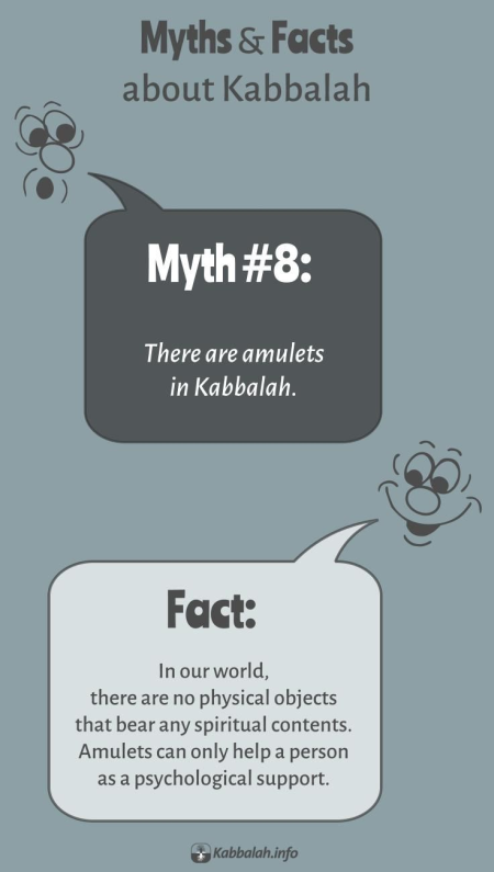 MYTH: There's Amulets in Kabbalah. FACT: There's No Amulets in Kabbalah [Kabbalah Myths and Facts #8]